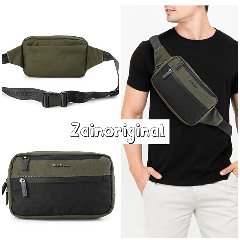 ORIGINAL HUSH PUPPIES LASH WAIST BAG TAS PINGGANG PRIA