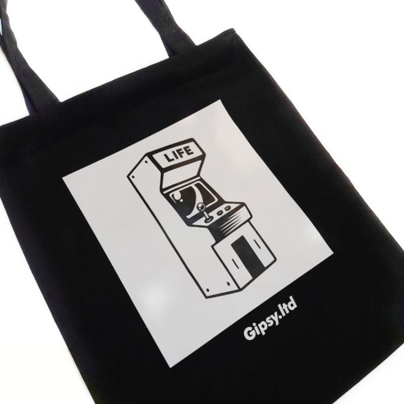 Tas totebag kuliah tas totebag kanvas premium tas slingbag wanita pria totebag custom