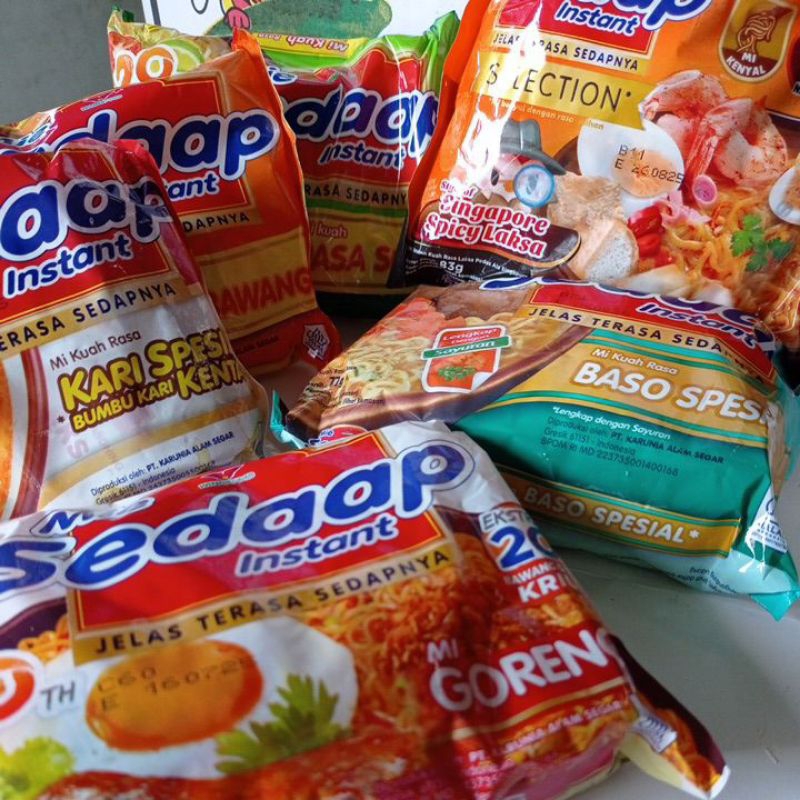 

Mie Sedaap Instant All Varian Goreng Kuah (pcs/satuan)