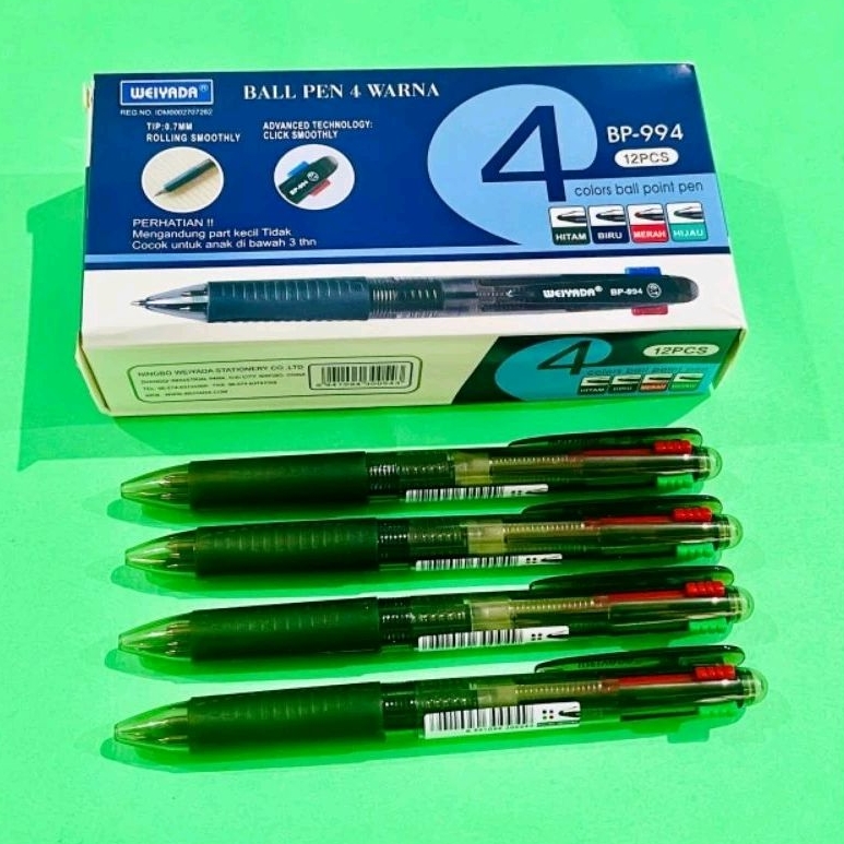 

PULPEN 4 WARNA WEIYADA 994
