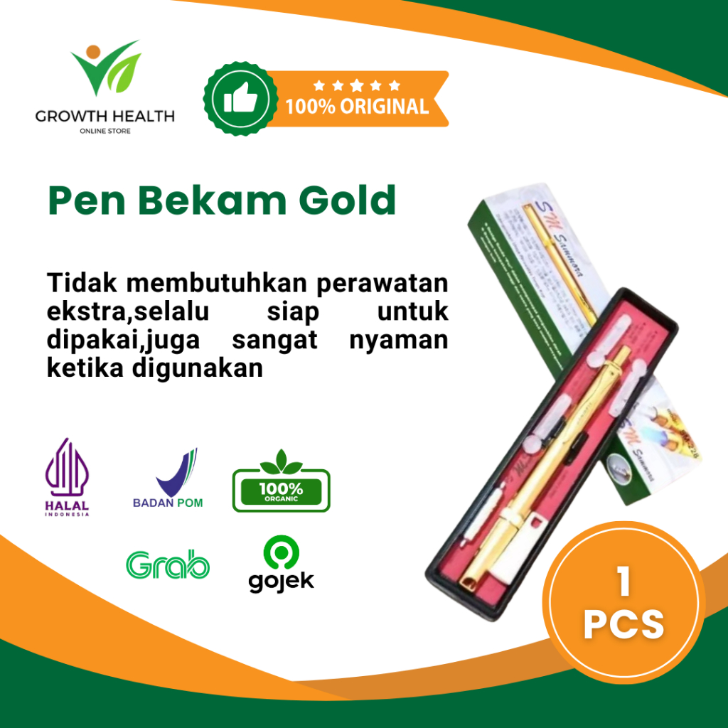 Pen Bekam - Lancing Samora Gold - Alat Bekam Sammora Gold