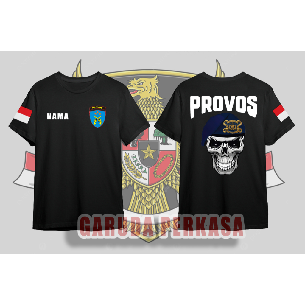 GARUDA PERKASA - KAOS PRIA LENGAN PENDEK PROVOS POLRI BAJU INSTANSI