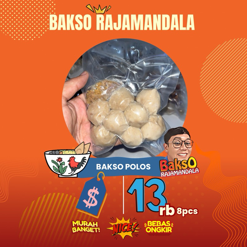 

BAKSO RAJAMANDALA, BAKSO POLOS