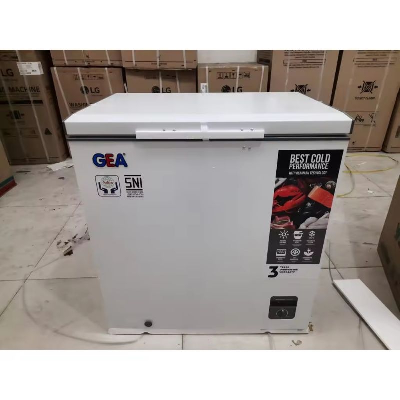 Chest Freezer Gea 210 Liter AB 208R Freezer Box