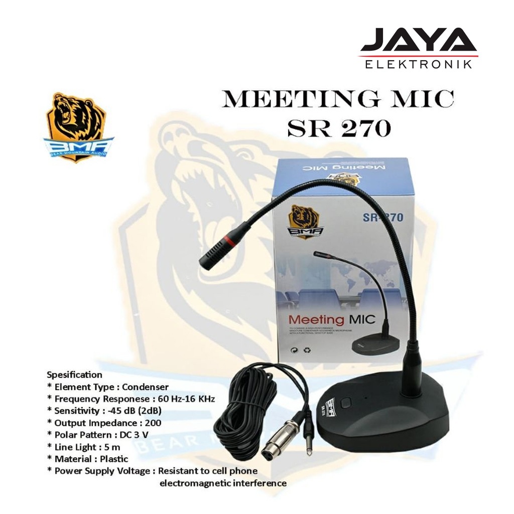 MEETING MIC BMA SR 270 MIC MEETING BMA ORIGINAL