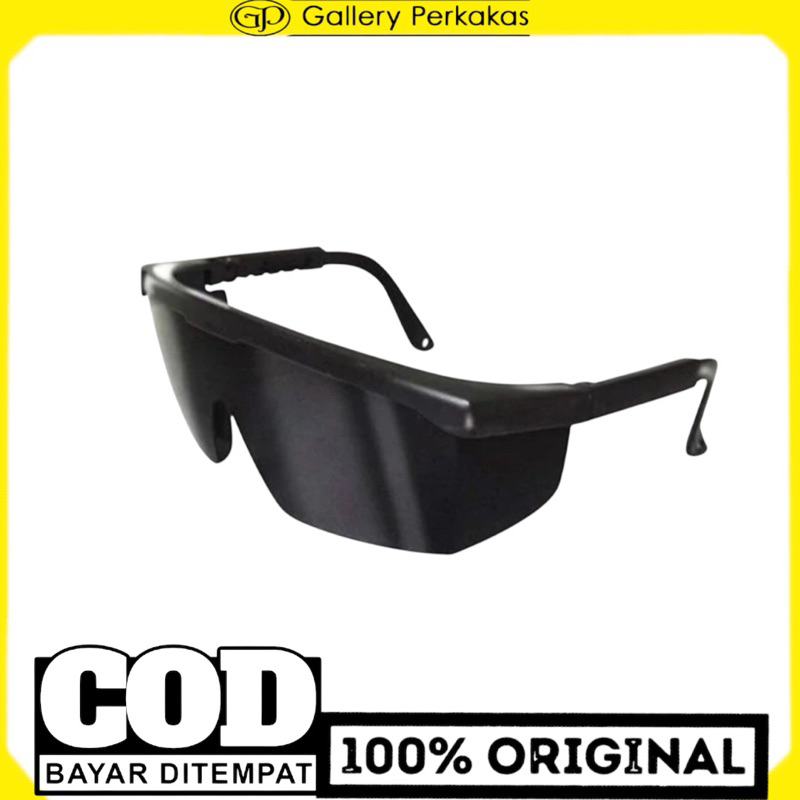 kacamata safety las gerinda hitam safety kacamata las