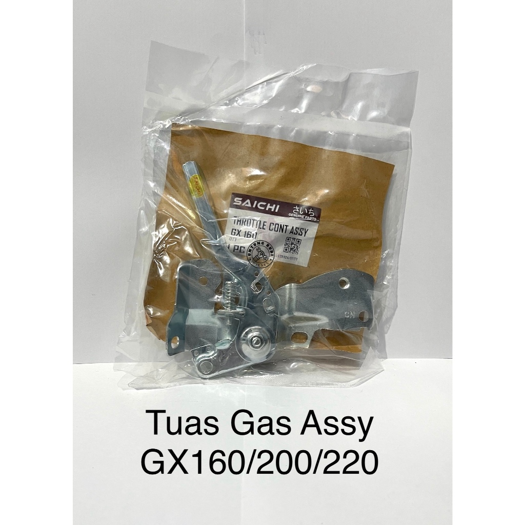Tuas Gas Assy GX160 Saichi Handle Stang Lever Setelan Throttle Controller GX 120 GX 200 GX 220
