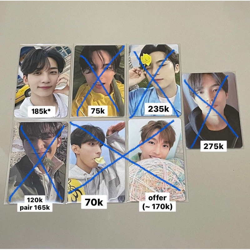 [NO PAIR] SEVENTEEN SVT MINGYU PHOTOCARD PC BENE POB JEONGHAN DOKYEOM LILWISH FOLLOW SHOPEE AINOCHIK