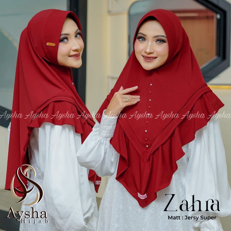 HIJAN AYSHA ZAHRA // HIJAB INSTAN // HIJAB DEWASA // HIJAB GROSIR MURAH KEKINIAN