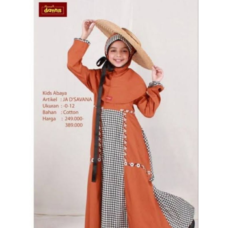 Gamis Anak JK d'Savana Size 3 brown