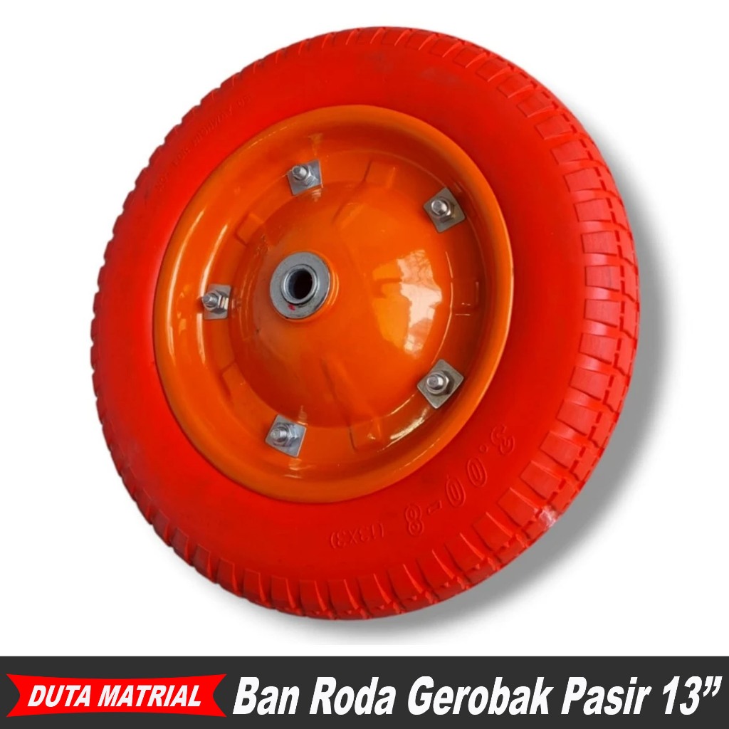 Ban Mati Gerobak Sorong Ban Solid Ban Mati Roda Gerobak Pasir Ban Mati Gerobak Sorong / Roda Angkong