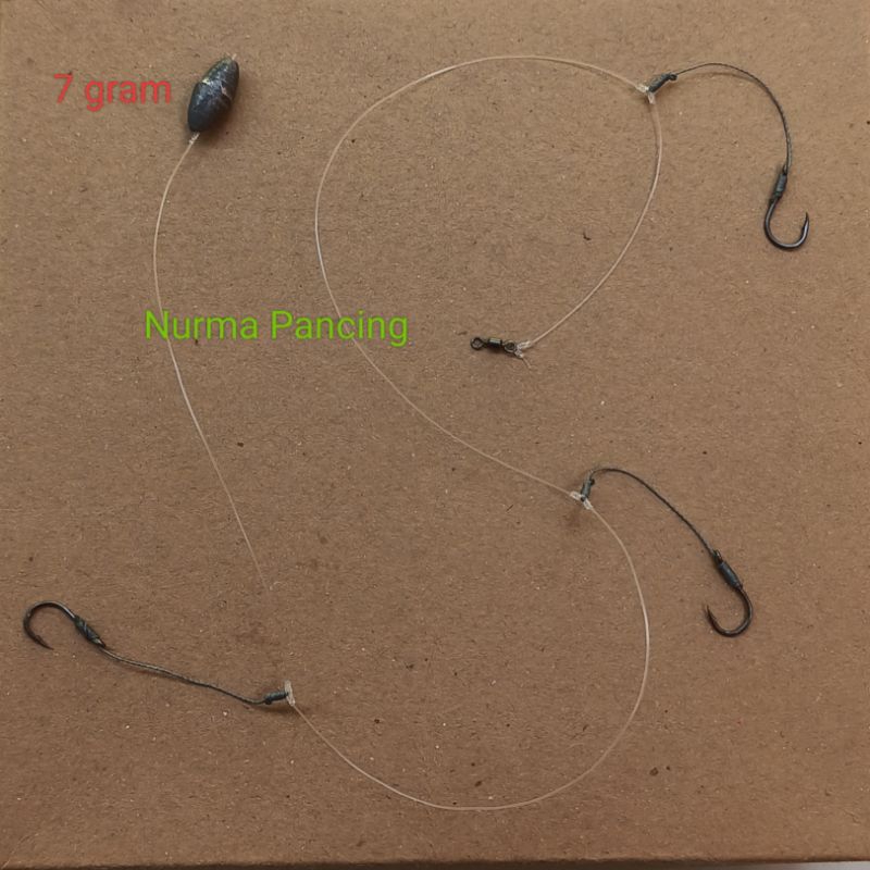 Rangkaian ikan BAWAL 3 kail