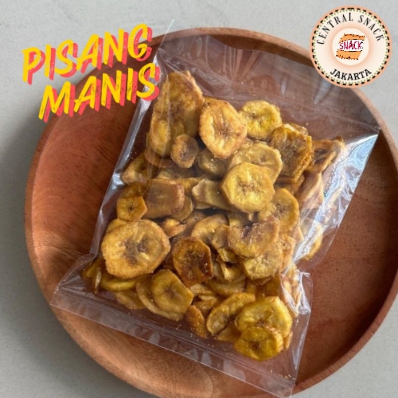 

[Ready Stock] Pisang Manis premium 100 gr snack cemilan jajanan murah