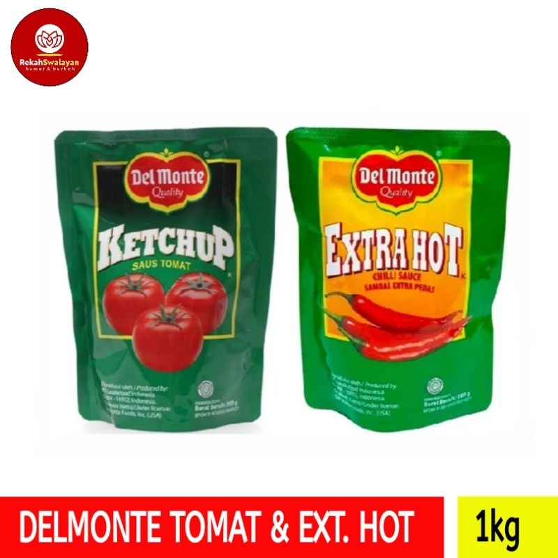 

Delmonte Saus Tomat & Extra Hot 1kg.