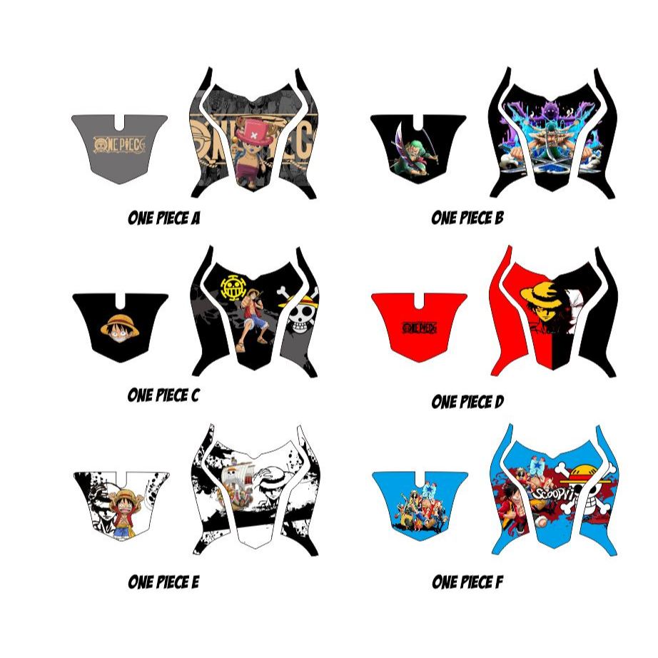 Tambahan Decal Stiker Full Body Fino Injeksi 125 - Dashboard Depan Belakang Fino - One Piece