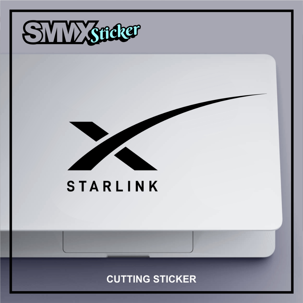 Cutting Sticker Stiker Internet Starlink