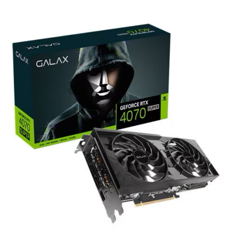 GALAX Nvidia Geforce RTX 4070 SUPER 1 Click OC 2X 12GB GDDR6 VGA CARD