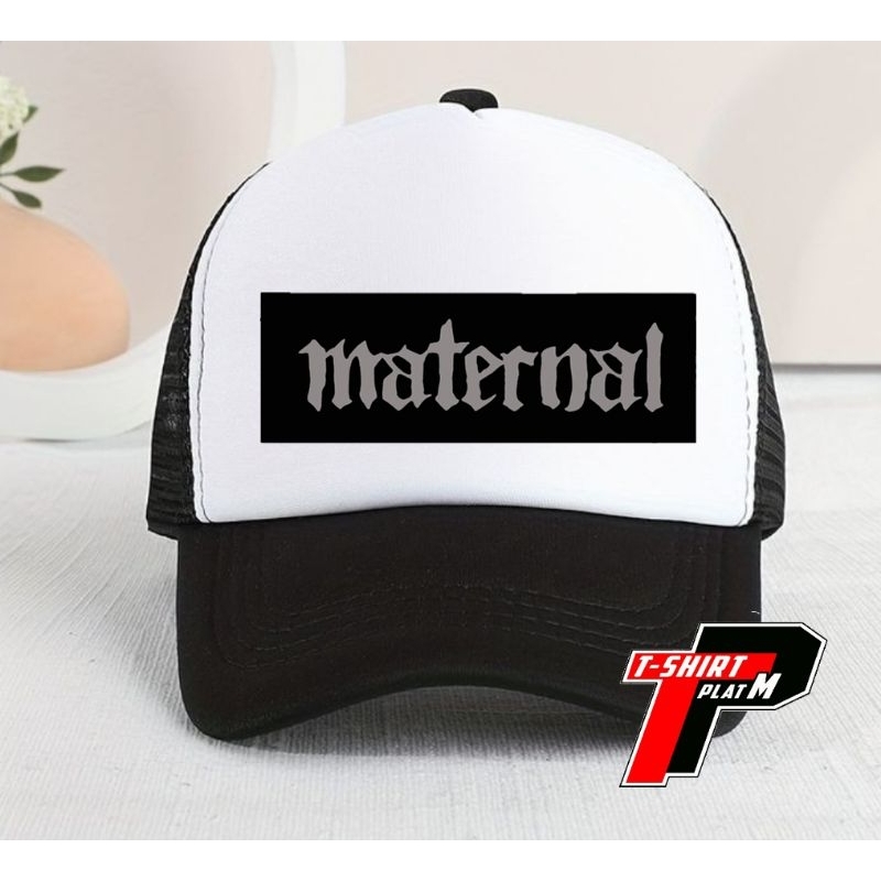 Topi Maternal Kotak Logo Bisbol