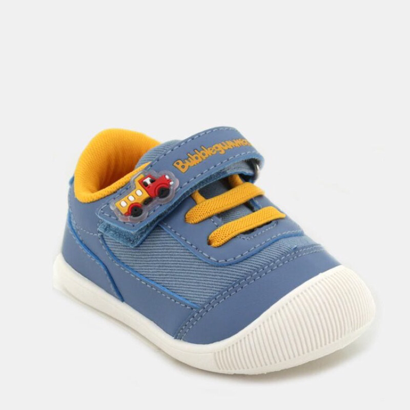 BATA BUBBLE GUMMERS SEPATU SNEAKERS ANAK BAYI LAKI-LAKI MODEL KARAKTER PEREKAT BIRU 031-9072