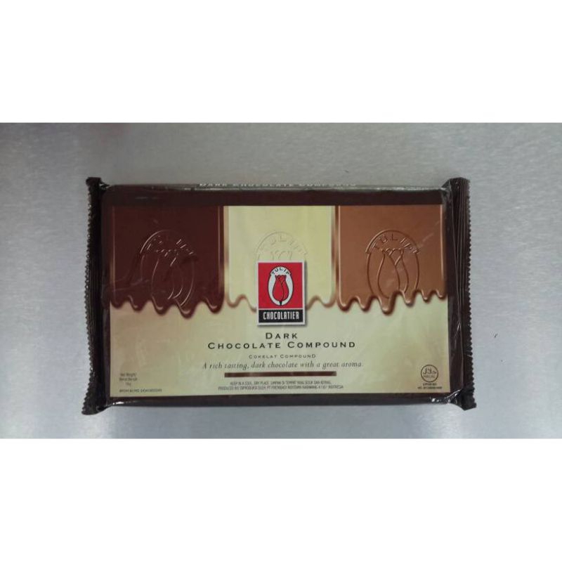 

tulip dark coklat coumpound 1 kg