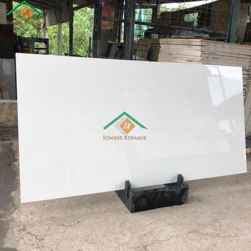 Granite lantai 60x120 Purewhite | putih polos | Valentino gress | glossy