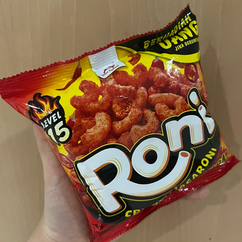 

RONI Extra Spicy Lvl 15 / 28GR / Makanan Ringan, Snacks