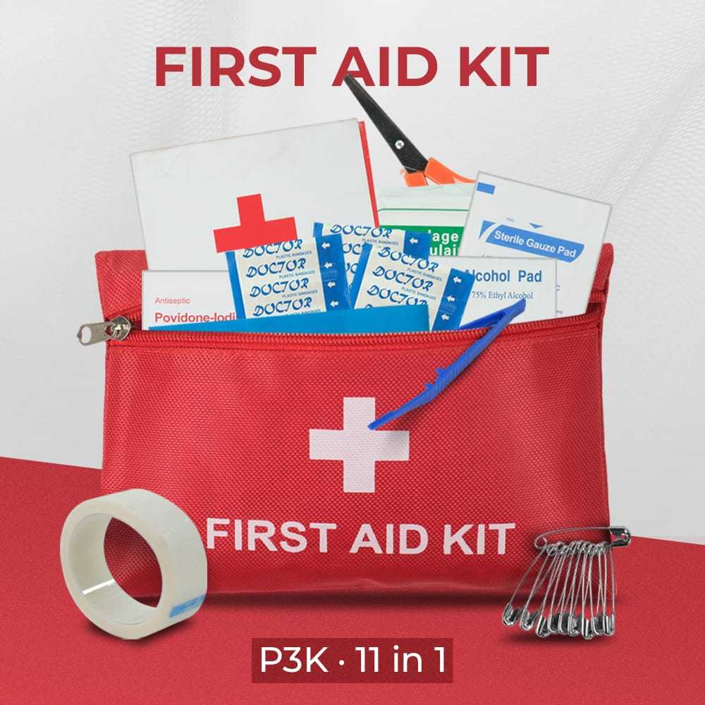 Kotak P3k First Aid Kit Mini Portable Lengkap Isi