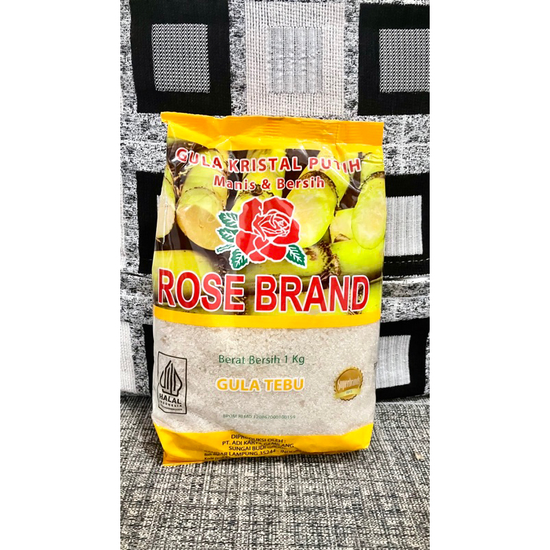 

Halal Gula Tebu Rose Brand Berat Bersih 1 Kg