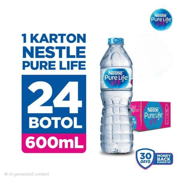 

Nestle Pure Life Botol 600mL