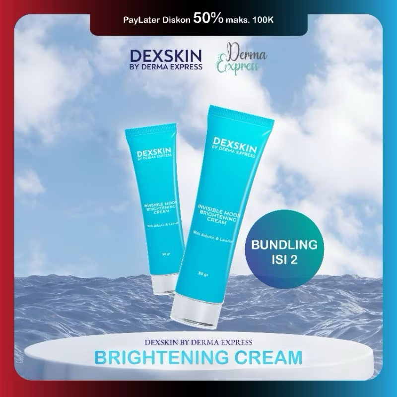 2 Pcs Derma Express Invisible Moon Brightening Cream