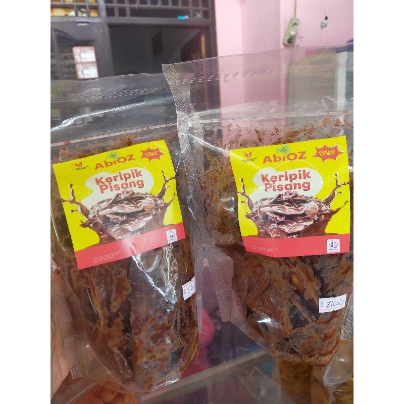 

keripik pisang coklat Lumerrrr