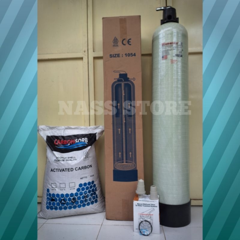 PAKET TABUNG FRP 1054 NANOTECH + 1 SAK MEDIA FILTER