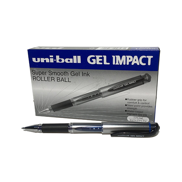 

RB Pulpen Uniball Gel Impact UM-153S 1.0 mm - 1 Lusin Isi 12 Pcs