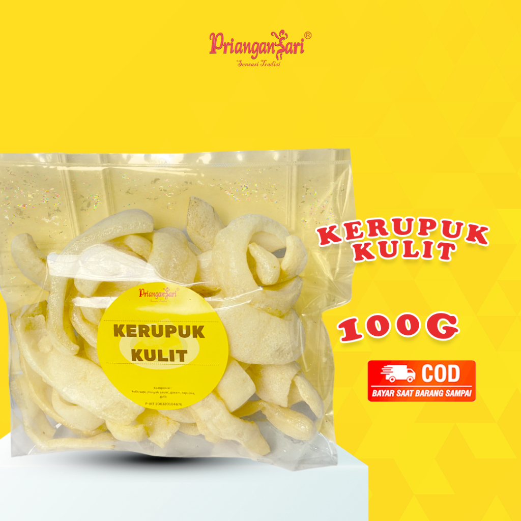 

Kerupuk Kulit Kualitas Premium 100 Gram | Kerupuk Kulit Dorokdok