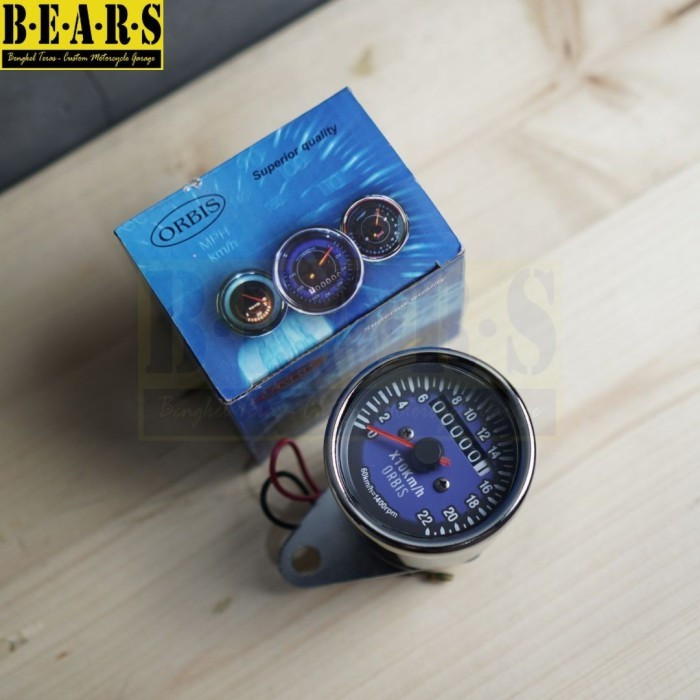 Indikator RPM Motor Universal Manual Kabel Untuk Motor Custom Scorpio GL Tiger DLL