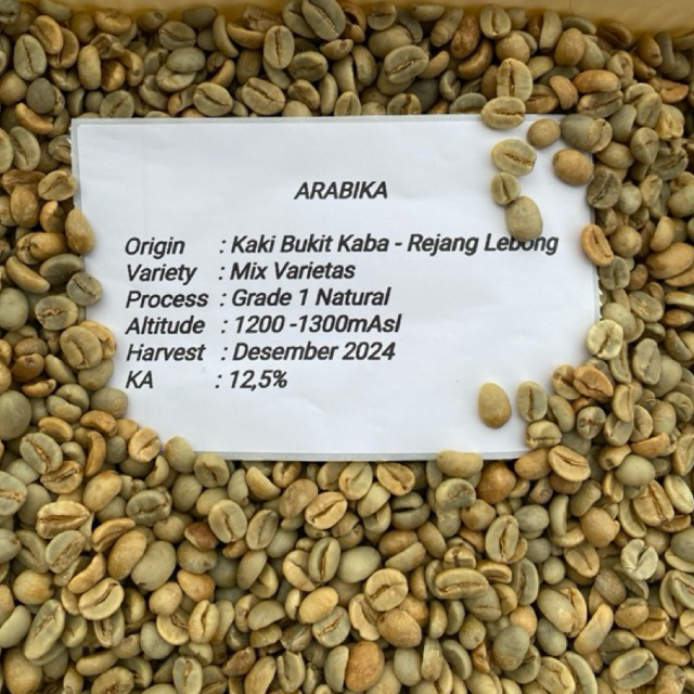 

Green Bean Natural Biji Kopi Arabika Grade 1 Natural