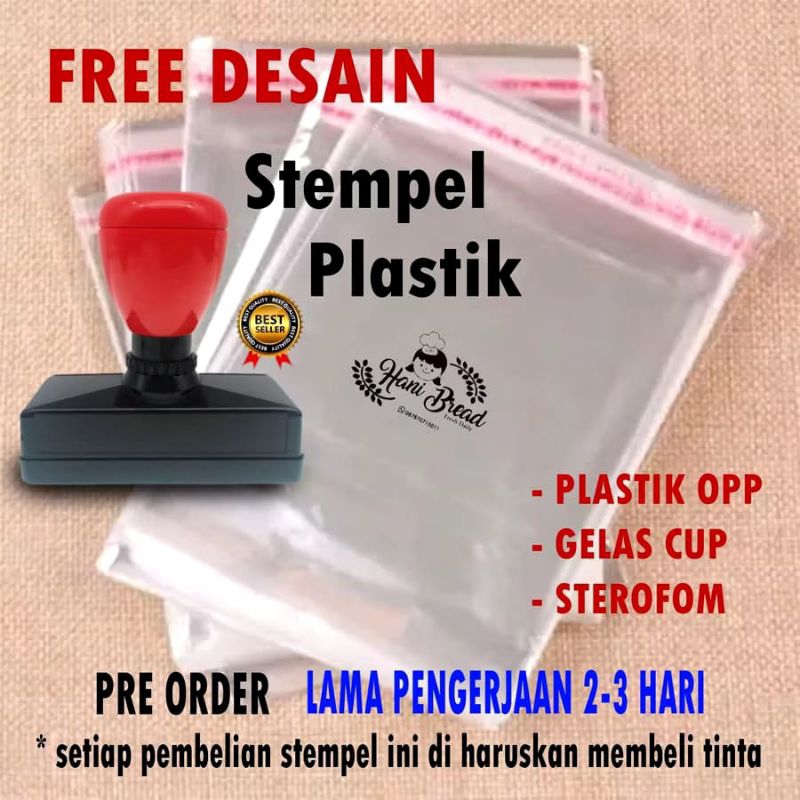 

[CHY] CETAK STEMPEL OTOMATIS PALSTIK GRADE A FREE DESAIN