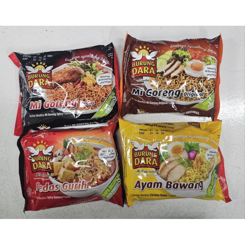 

Mie Instan Burung Dara REBORN kuah & goreng 65g
