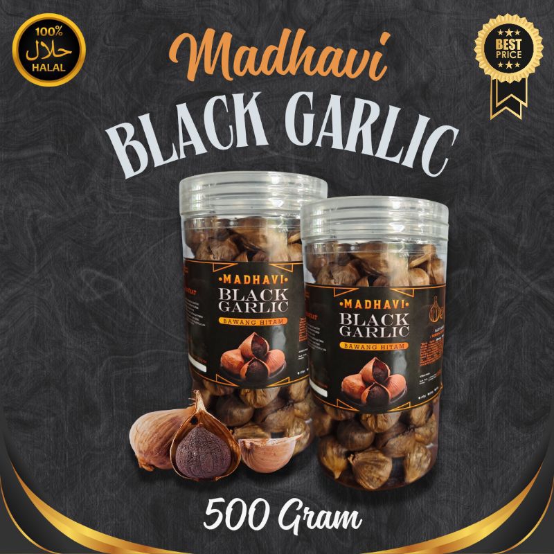 

BLACK GARLIC 500 GRAM // BAWANG HITAM - MADHAVI