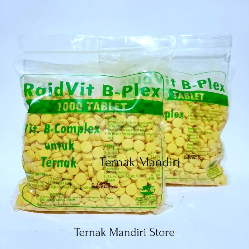 B-COMPLEX 1000 TABLET Vitamin sapi kambing ayam