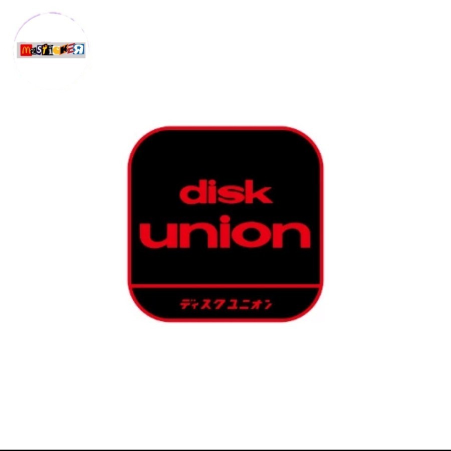 

sticker disk union japan logo stiker