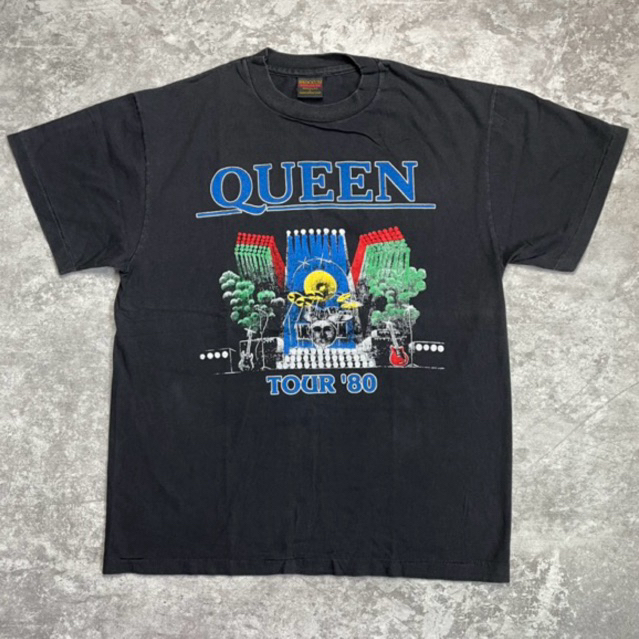 KAOS BAND FADED TAG BROCKUM QUEEN TOUR 80