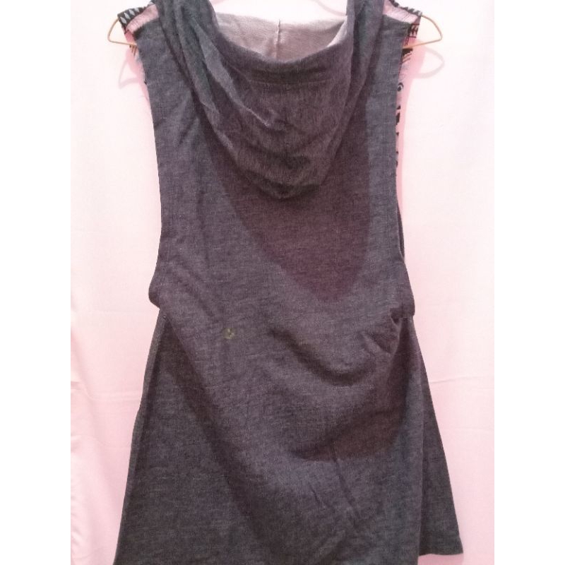 [PRELOVED] OUTER JEANS WANITA NAVY/OUTER ALL SIZE MOTIF/OUTER NAVY TANPA LENGAN