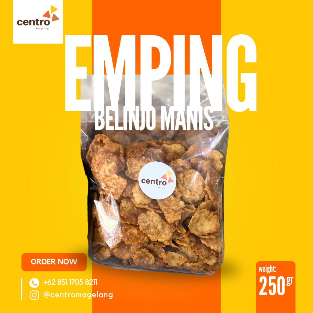 

CENTRO - Emping Belinjo Manis Enak Renyah Oleh-oleh Khas Magelang Jogja Semarang