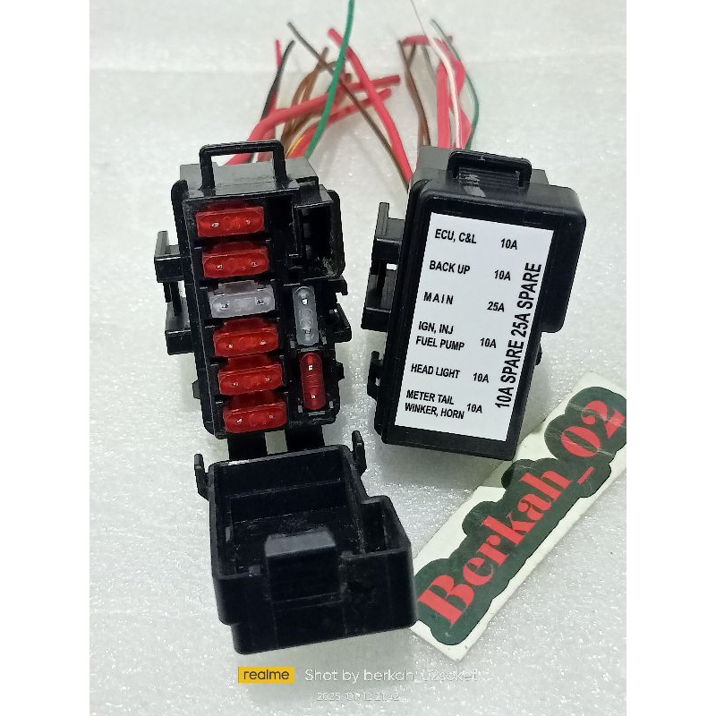 Box sekering, Rumah sekring Vario 125 OLD type Bohlam lengkap dengan sekering