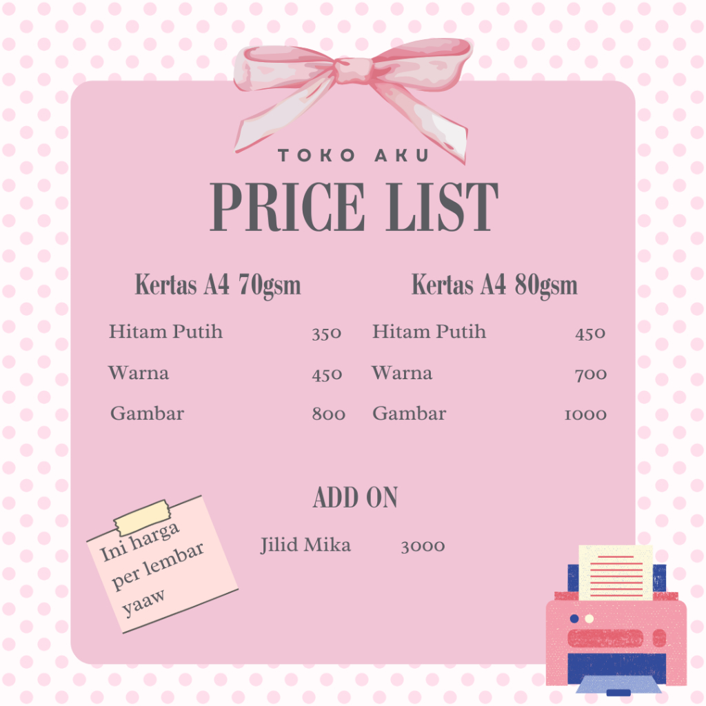 

JASA PRINT HITAM PUTIH DAN BERWARNA