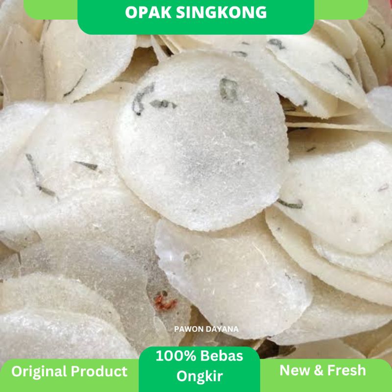 

Kerupuk Opak Mentah / Opak Singkong Mentah / Kerupuk Opak Singkong Bulat