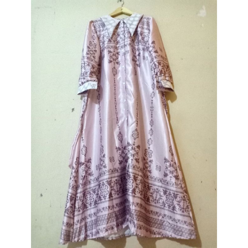 gamis kinian sutra model korea