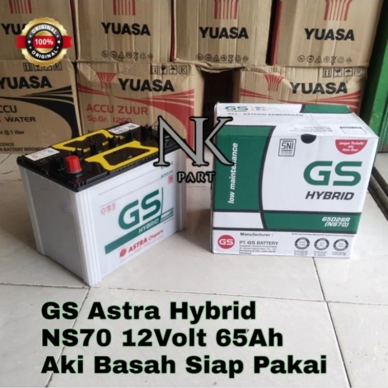 Aki Mobil Chevrolet Aveo, Captiva Bensin GS Astra Hybrid NS70 65Ah