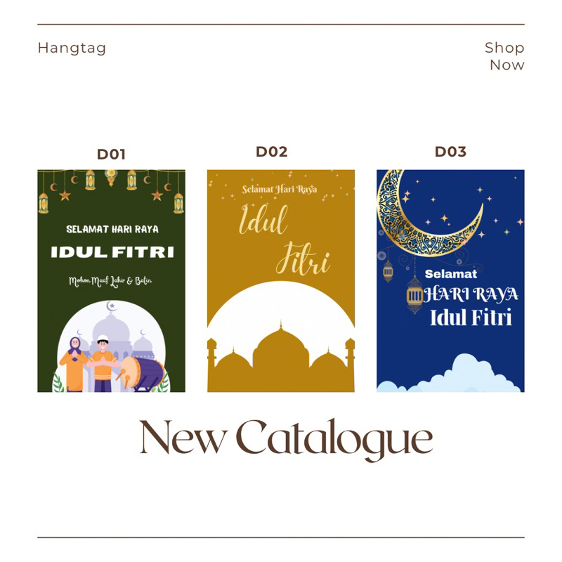 

[20 Pcs] HANG TAG HAMPERS / PARCEL LEBARAN